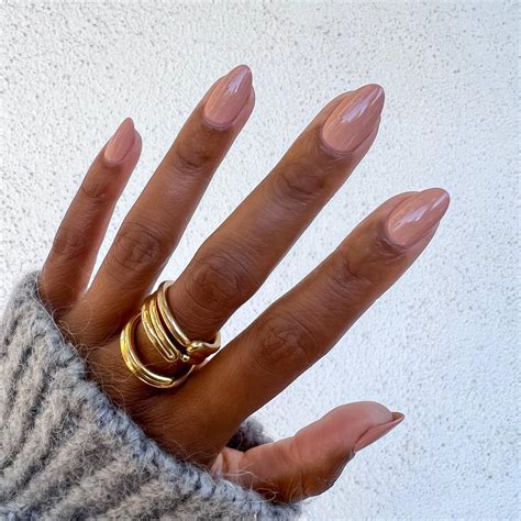 almond nails on brown skin|trendy nails 2022 almond.